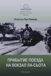 Прибытие поезда на вокзал города Ла-Сьота/Arrivee d'un train a la Ciotat, L' (1895)